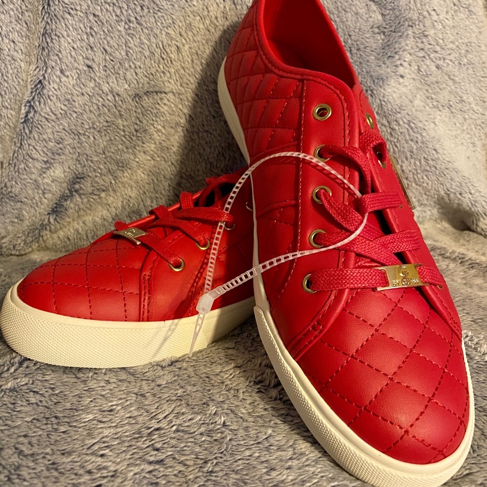 Guess Red Quilted Fashion Sneakers, 11m
